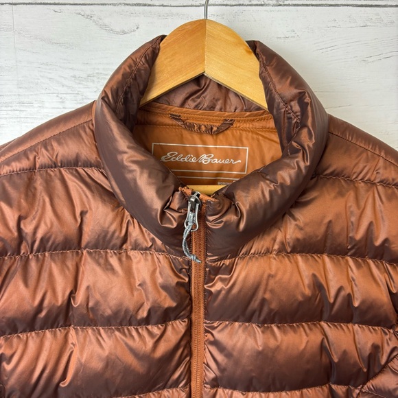 EDDIE BAUER Cirruslite Down Packable Puffer Jacket Copper 2XL - Picture 4 of 13